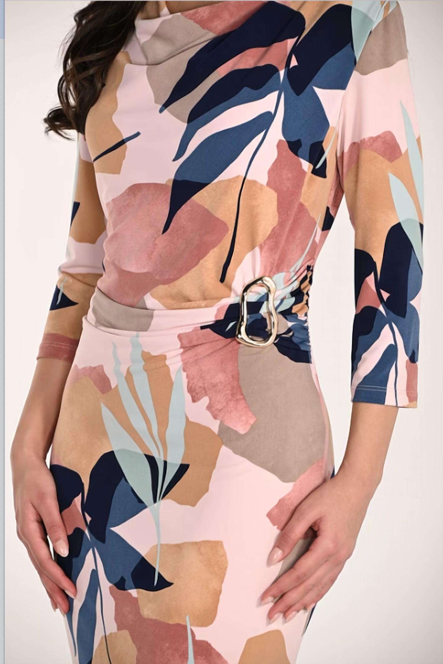 Frank Lyman - Floral Bodycon Knee-length Dress