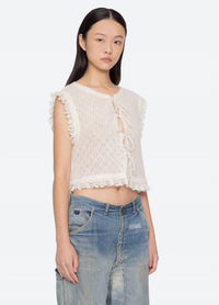 Sea - Teagan Knit Combo Vest Top