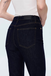 PISTOLA Bri High Rise Slim Straight Ankle Length Jean in nightfall - women's jeans - view 5