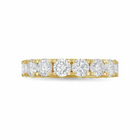 Diana M Jewels - Women's Round Lab-Grown Diamond Eternity Band (1.00 Ct) - Delicate