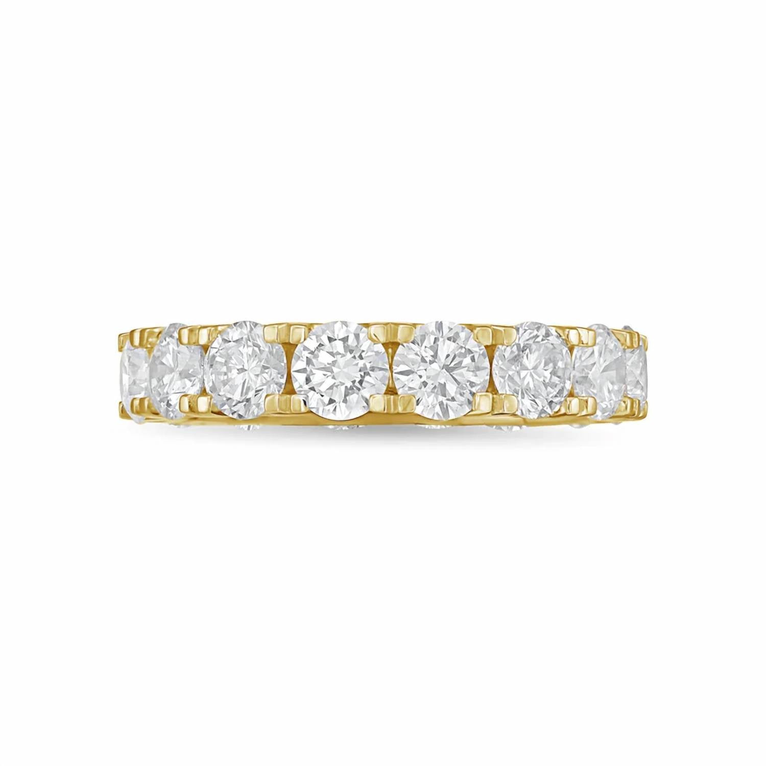 Diana M Jewels - Women's Round Lab-Grown Diamond Eternity Band (1.00 Ct) - Delicate