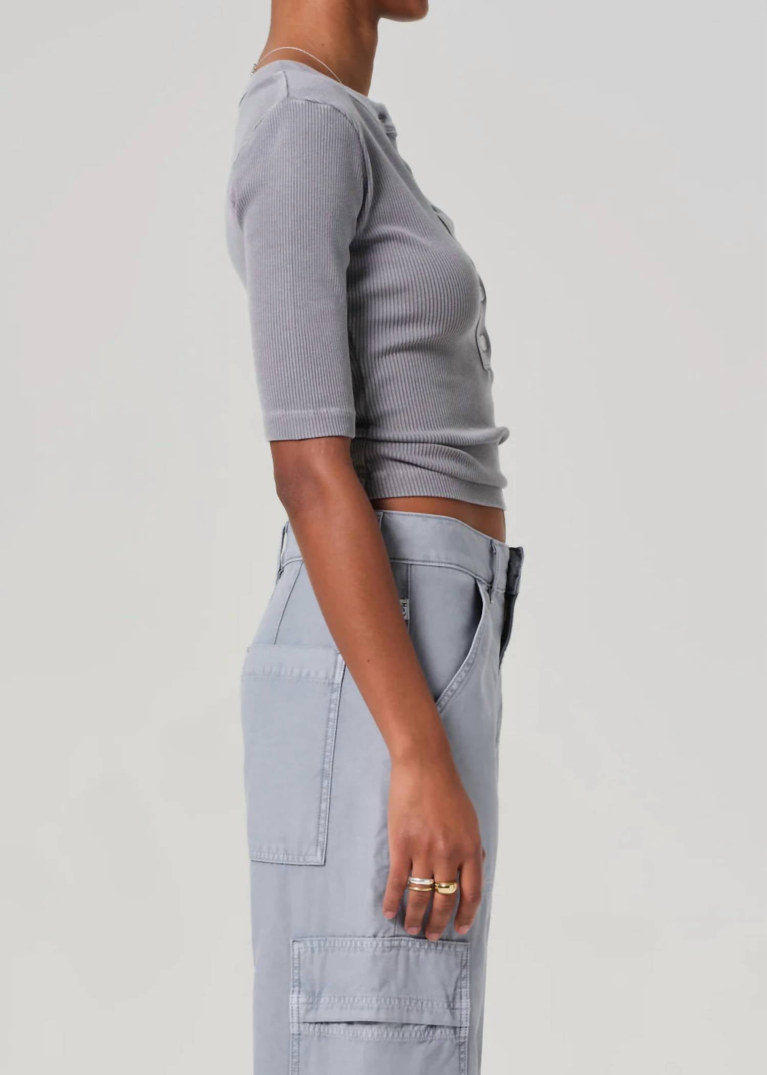 Citizens Of Humanity - Women's Balboa Nali Short Sleeve Henley Top