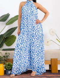 Karen T Design - Polka Dots Halter Jumpsuit