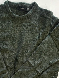 HEDGE Unisex Twist Sweater Top in pine - women's sweater - detail view