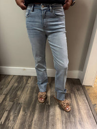 Risen - Straight Cuffed Relaxed Jeans