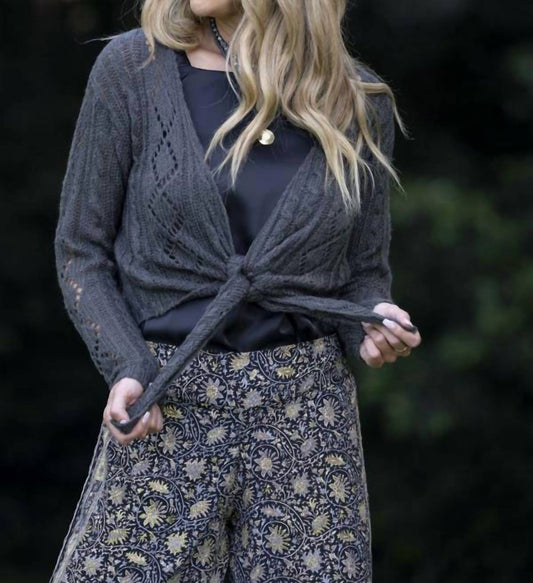 Cienna - Knit Tie Top