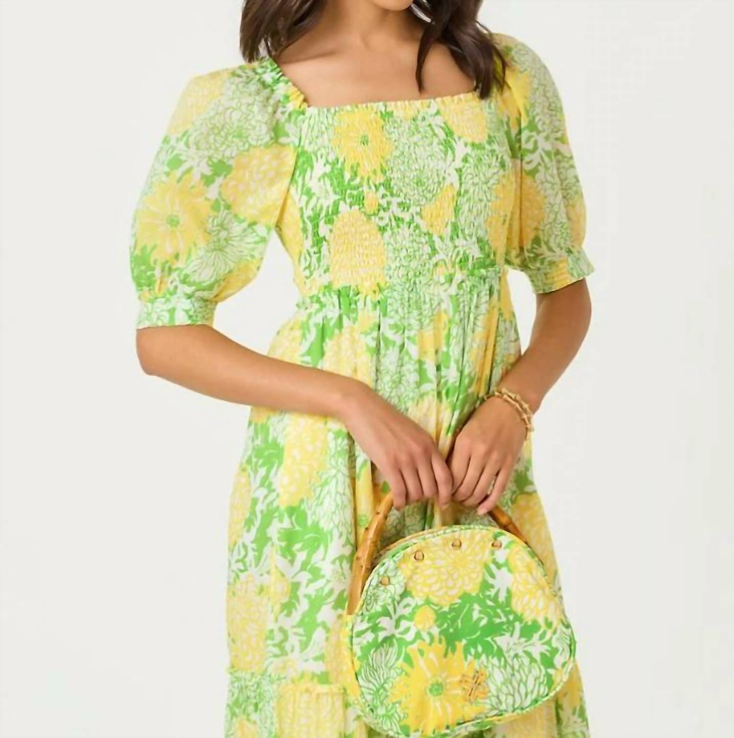 Lilly Pulitzer - HADLY SHORT SLEEVE SMOCKED DRESS