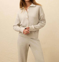 Faherty - Apres Waffle Henley Top