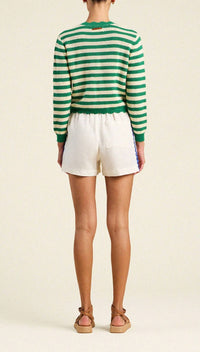 Trovata - Vento Cotton Stripe Cardigan