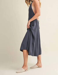 Mustard Seed - Halter Wide-leg Jumpsuit