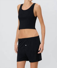 Eterne - Cropped Scoop Neck Tank