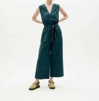 Thinking Mu - Seersucker Winona Jumpsuit