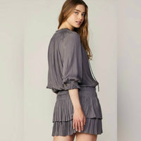 Current Air - Aurelie Pleated Mini Dress