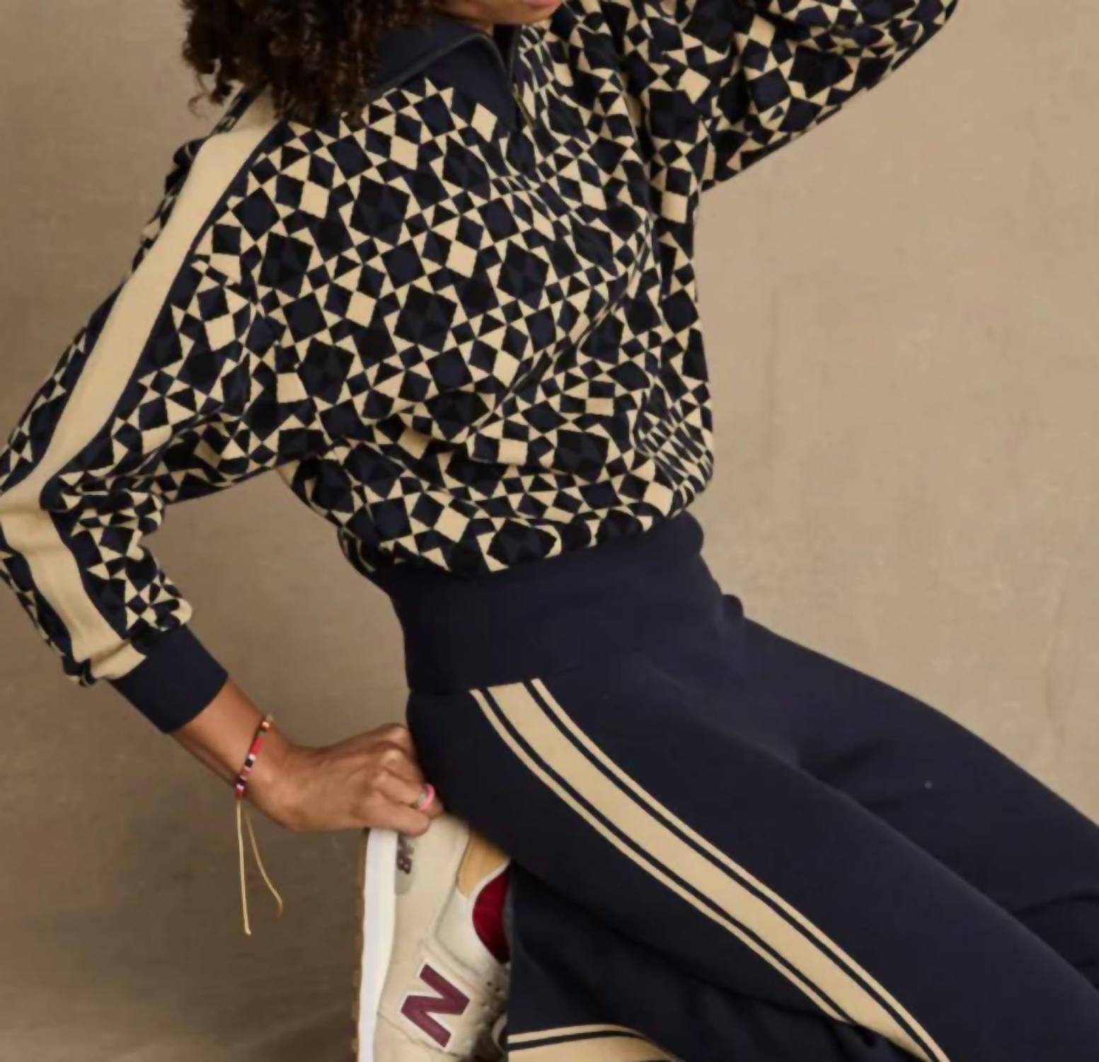 The Upside - Women's Cosmo Kairo Half Zip Sweater