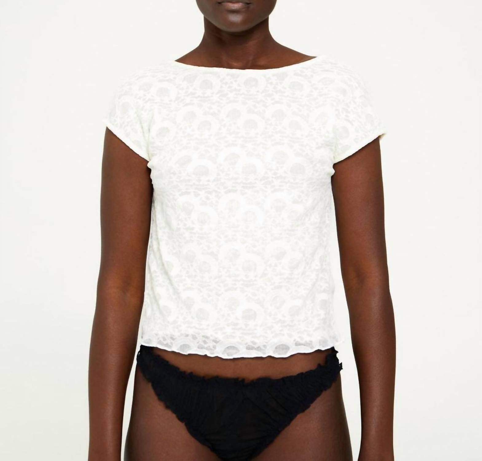 Find Me Now - Women's Moonlight Mesh Backless Top