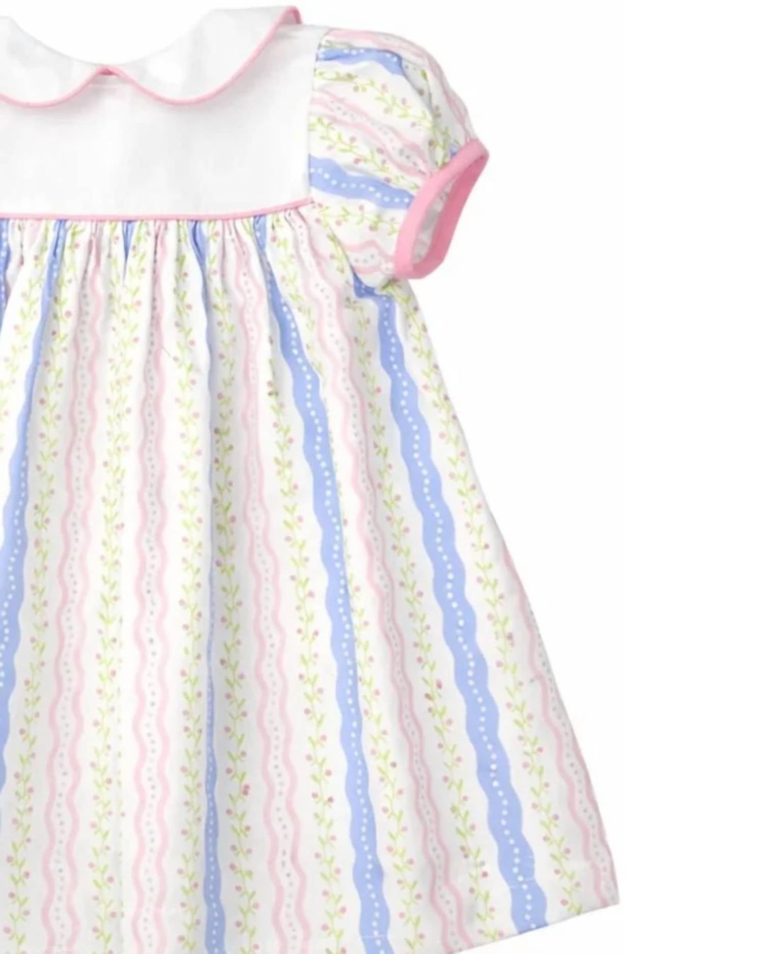 Funtasia Too - Girls Floral Stripe Float Dress