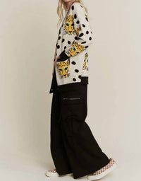Jade By Jane - Button Down Cheetalicious Cardigan