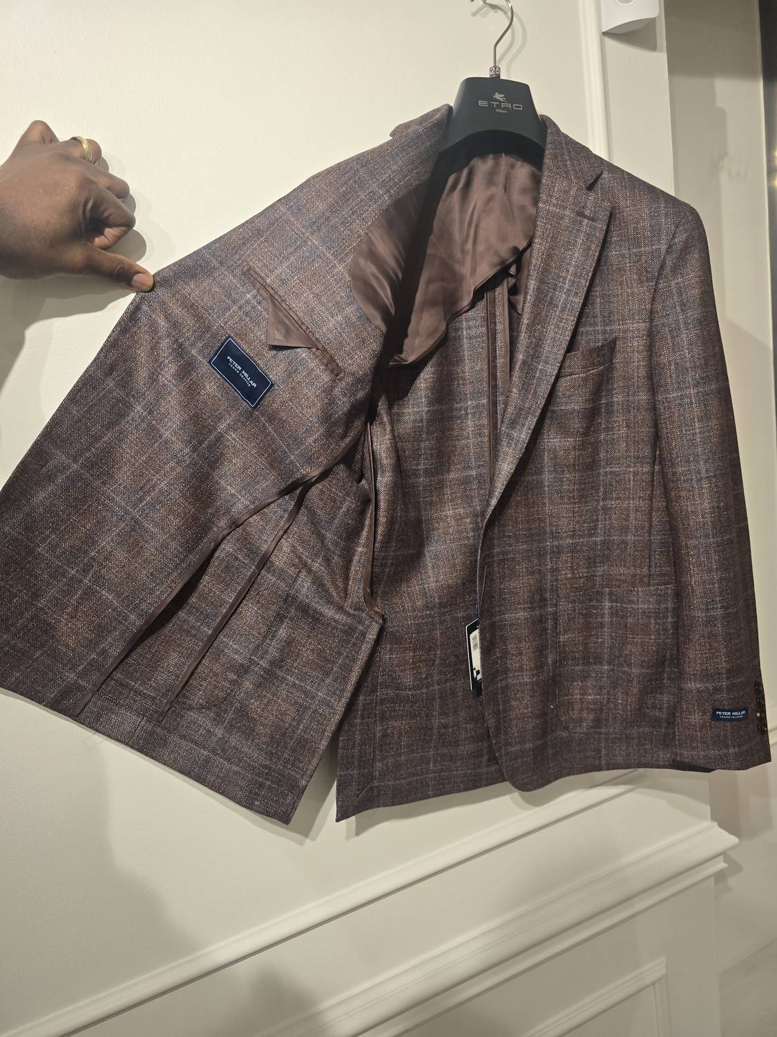 Peter Millar - Men's Plaid Wool Sports Jacket