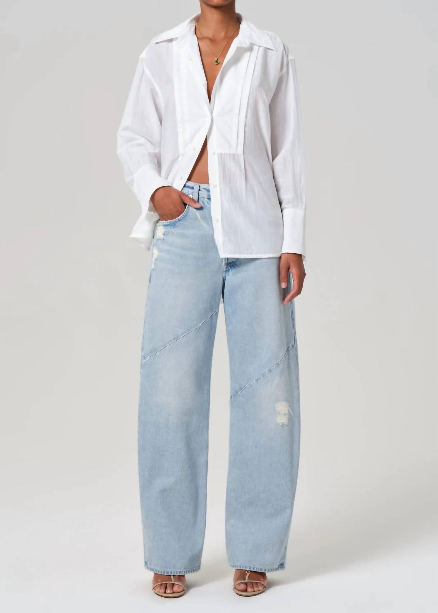 Citizens Of Humanity - Ayla Swirl Baggy Cuffed Jean