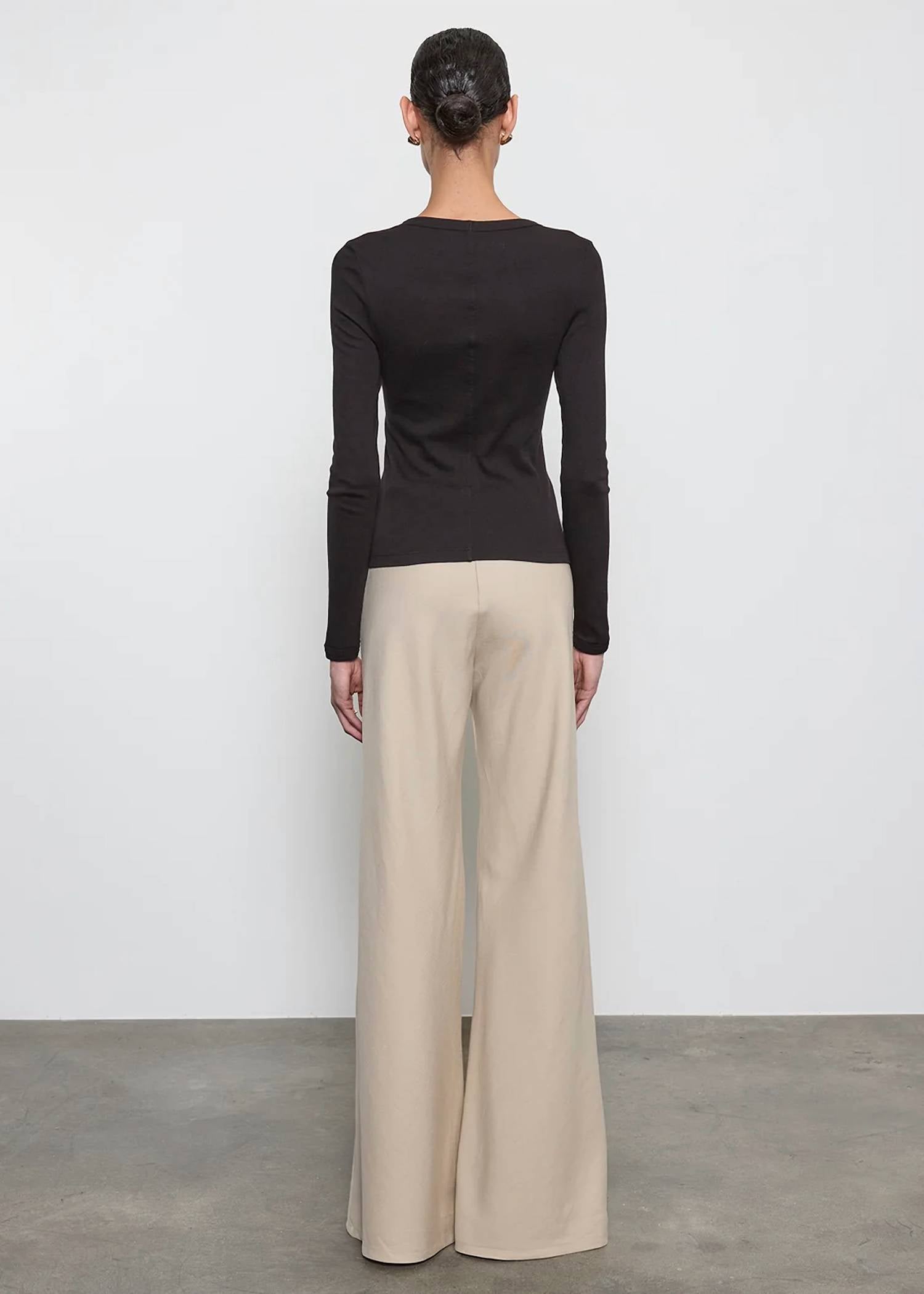 Enza Costa - Supima Cotton New Classic Long Sleeve Tee