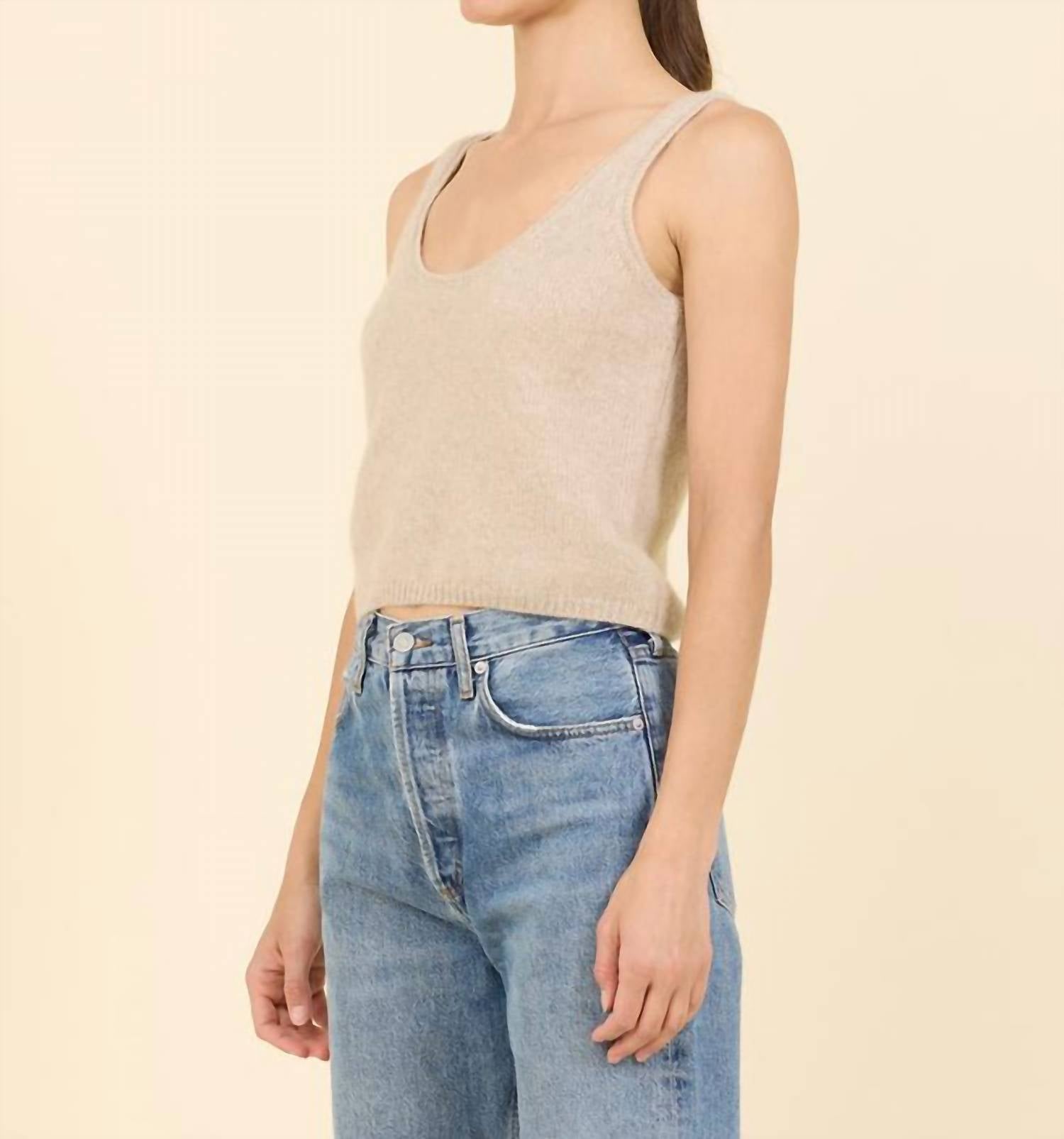 One Grey Day - Talia Cashmere Tank