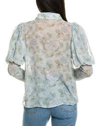 Beulahstyle - Floral Button Down Blouse