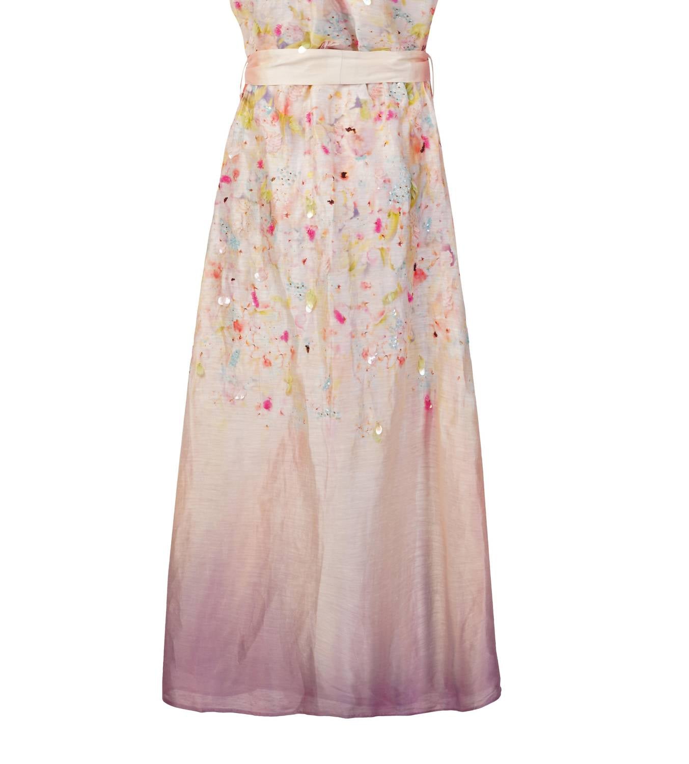 La Fuori - Aqua Bloom Mirage Shirt Dress