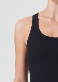 Agolde - Women's Maria Rib Tank Thong Bodysuit