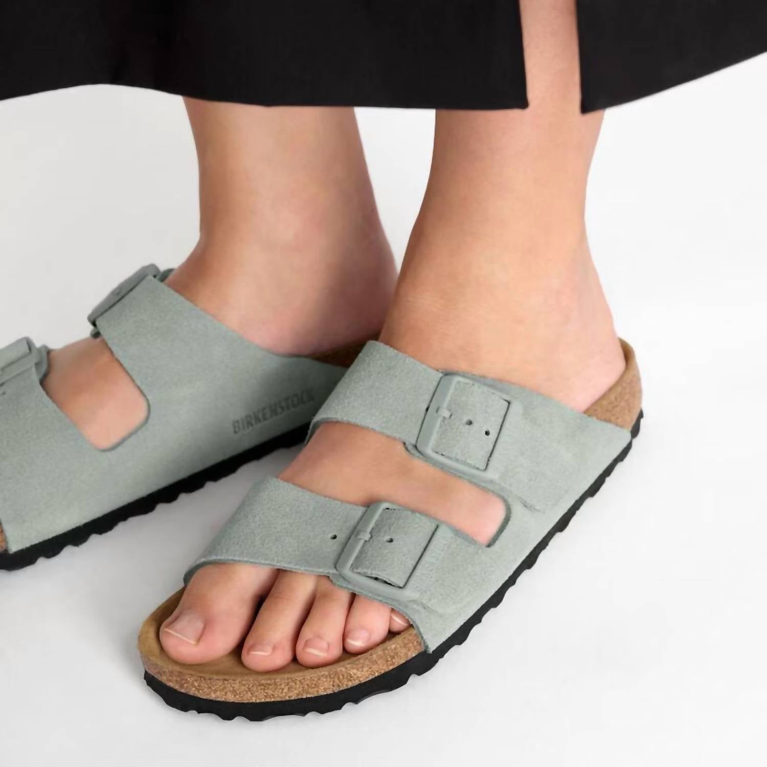 Birkenstock - Women's Arizona Soft Footbed Suede Sandals