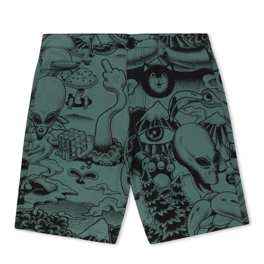 Ripndip - Men's Dark Twisted Fantasy Twill Shorts