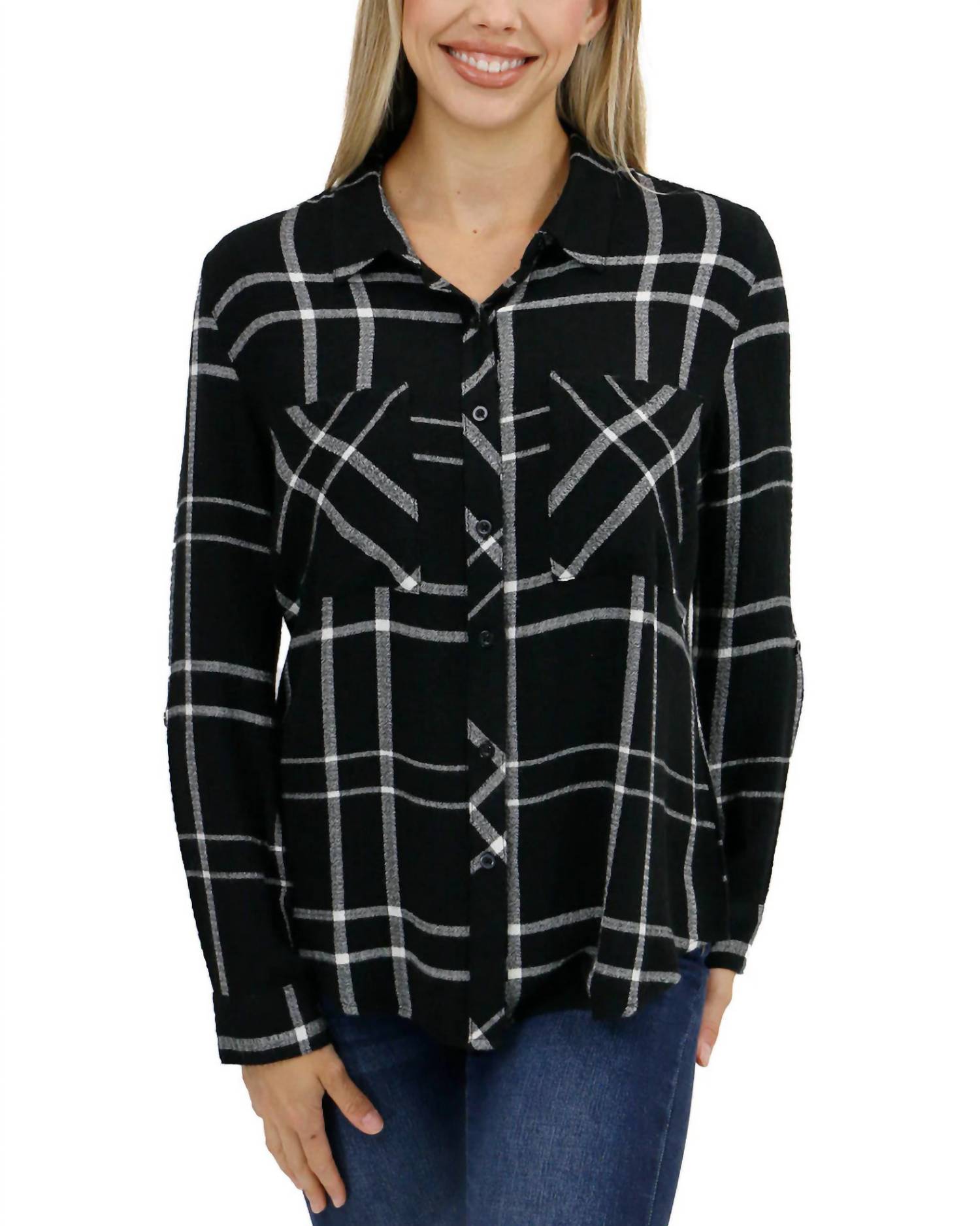 Grace And Lace - Favorite Button Up Plaid