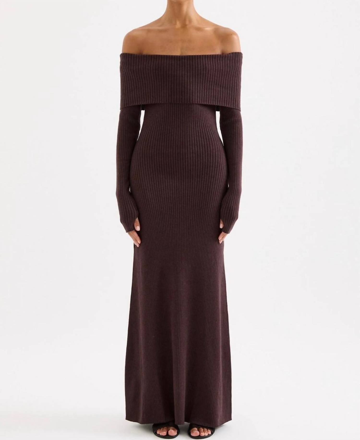 Nude Lucy - Women's Krishna Off The Shoulder Knit Dress