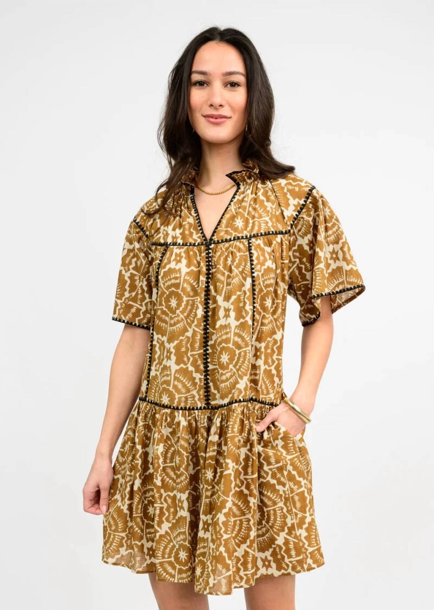 Ivy Jane - Short-Sleeve Cotton Dress