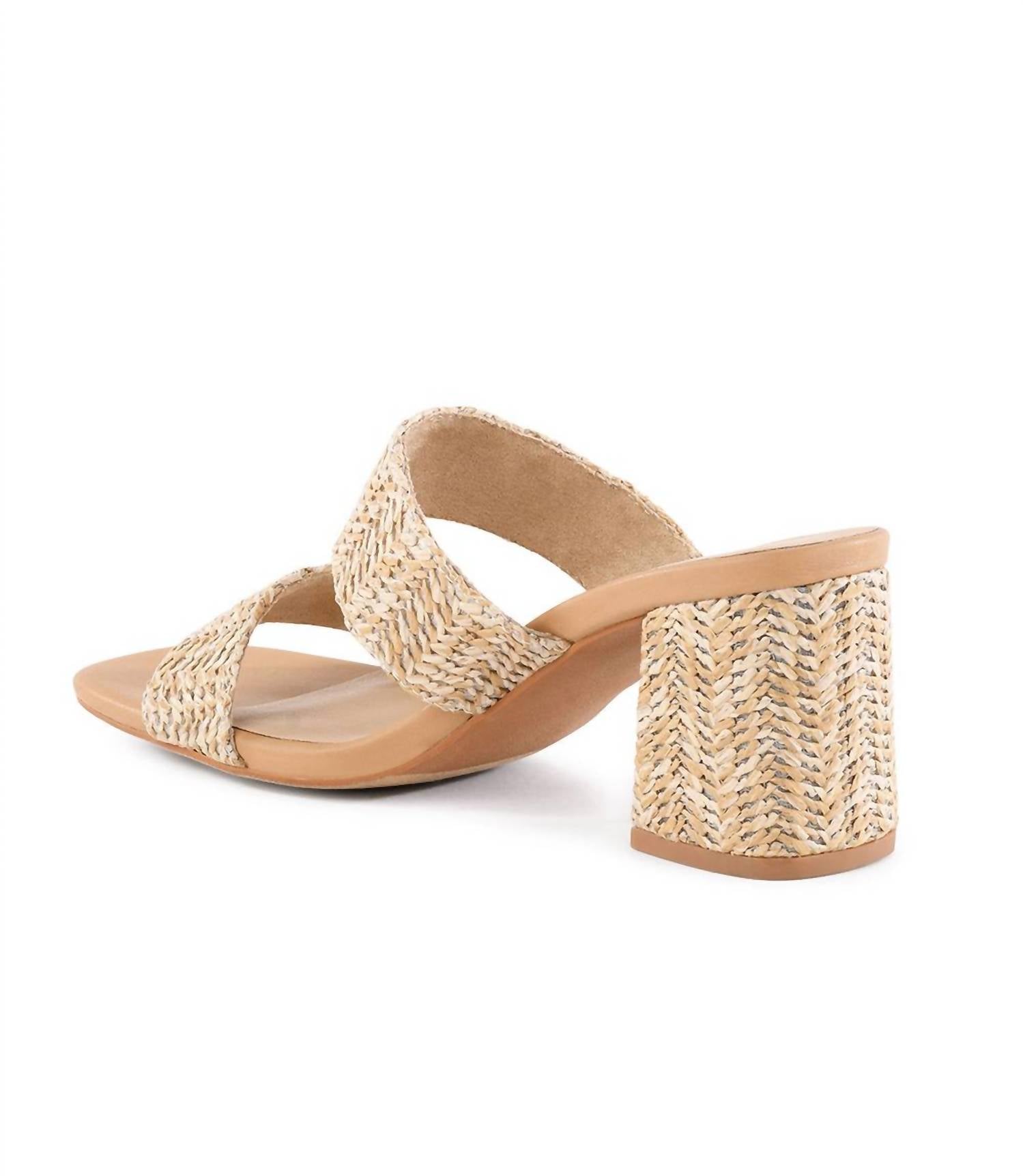 Seychelles Women's Newport Raffia Strap Heel Sandals in natural - women's sandal - alternate view