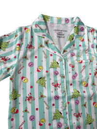 Limeapple - Girl's Christmas Smiley Loungewear Set
