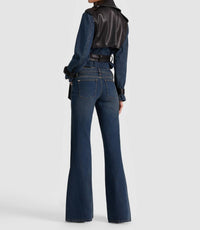 Alice + Olivia - Keith Cropped Denim Trench Coat