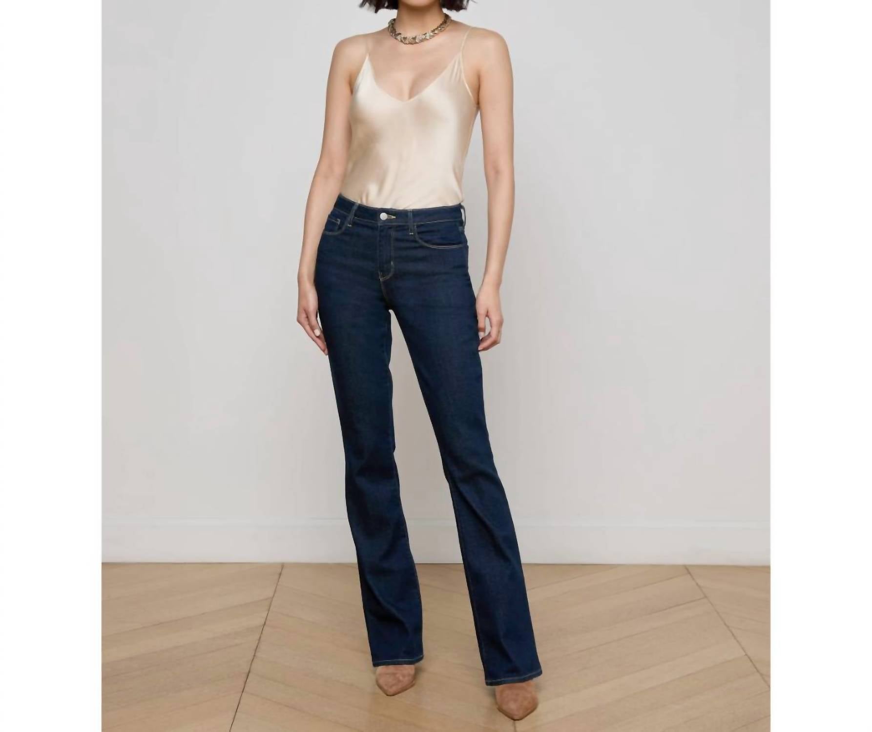 L'Agence - Selma High Rise Baby Bootcut Jean