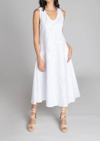 Luna Luz - Embroidered Tank Midi Dress