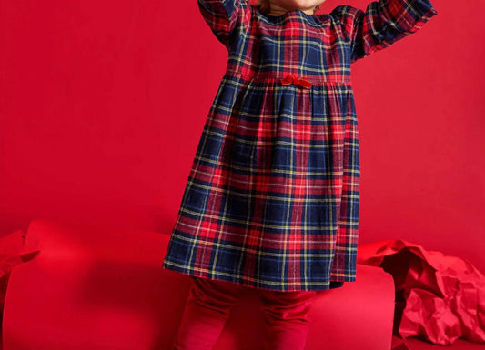 Magnetic Me - Baby Flannel Dress & Legging Set