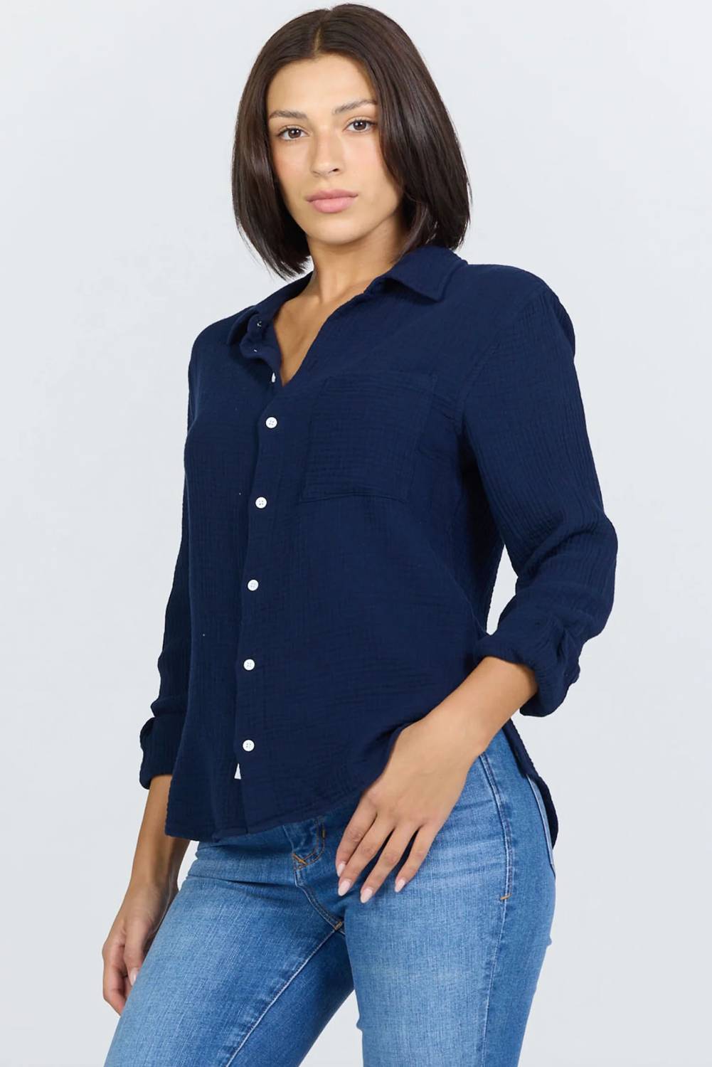 Dear John Denim - Gaia Gauze Button Down Shirt