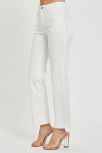 Risen - Mid Rise Ankle Boot Cut Jeans