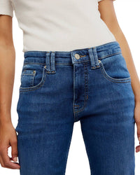 Free People - Oracle Low Rise Slim Straight Leg Jean