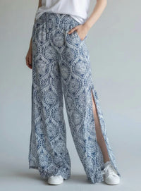 Elan - Bandana Side Slit Pants