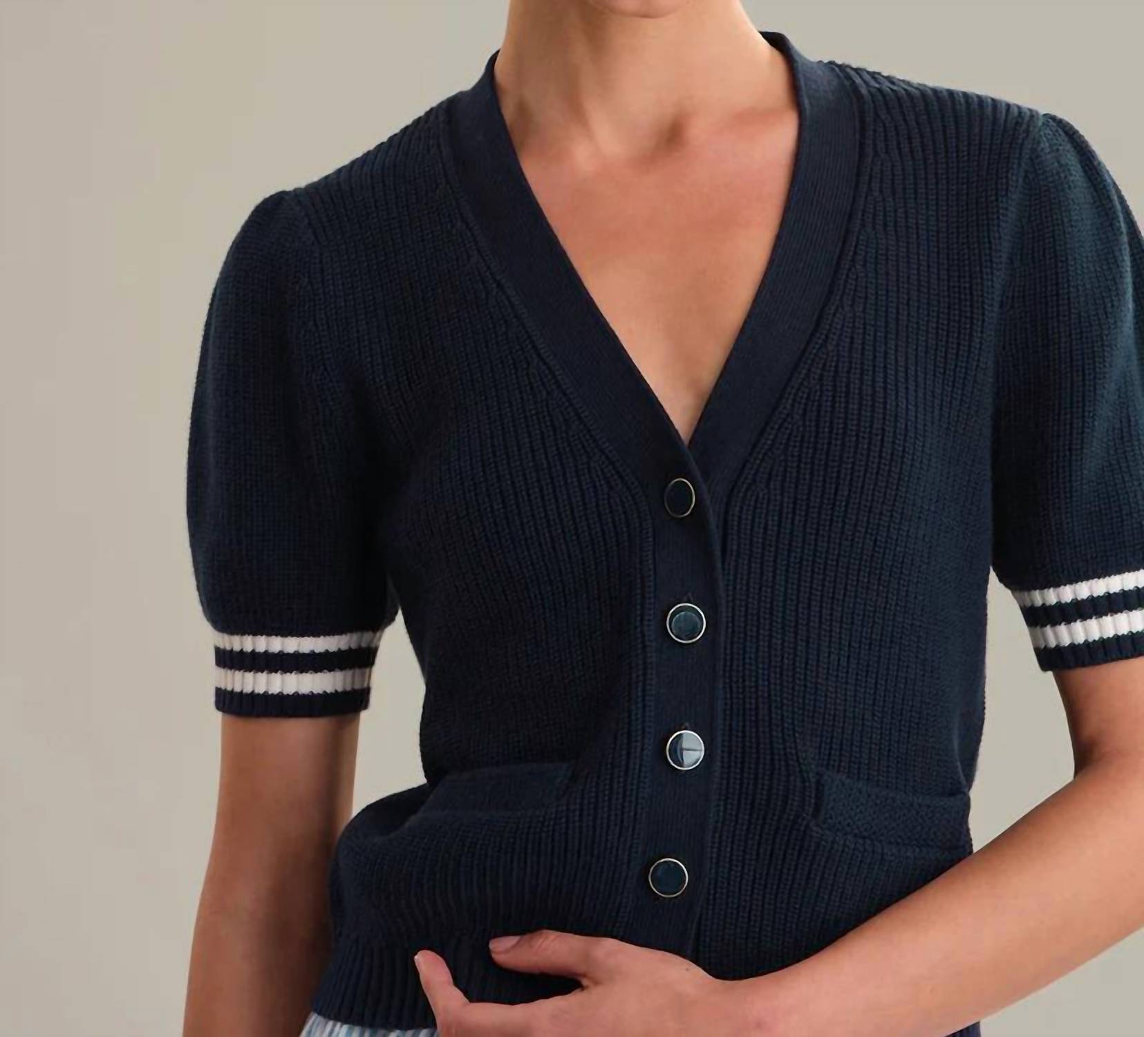 525 America - Reagan Puff Sleeve Cardigan
