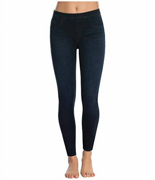 Jean-ish Ankle Leggings Twilight Rinse