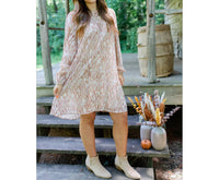 Mystree - Snakeskin Print Mini Dress