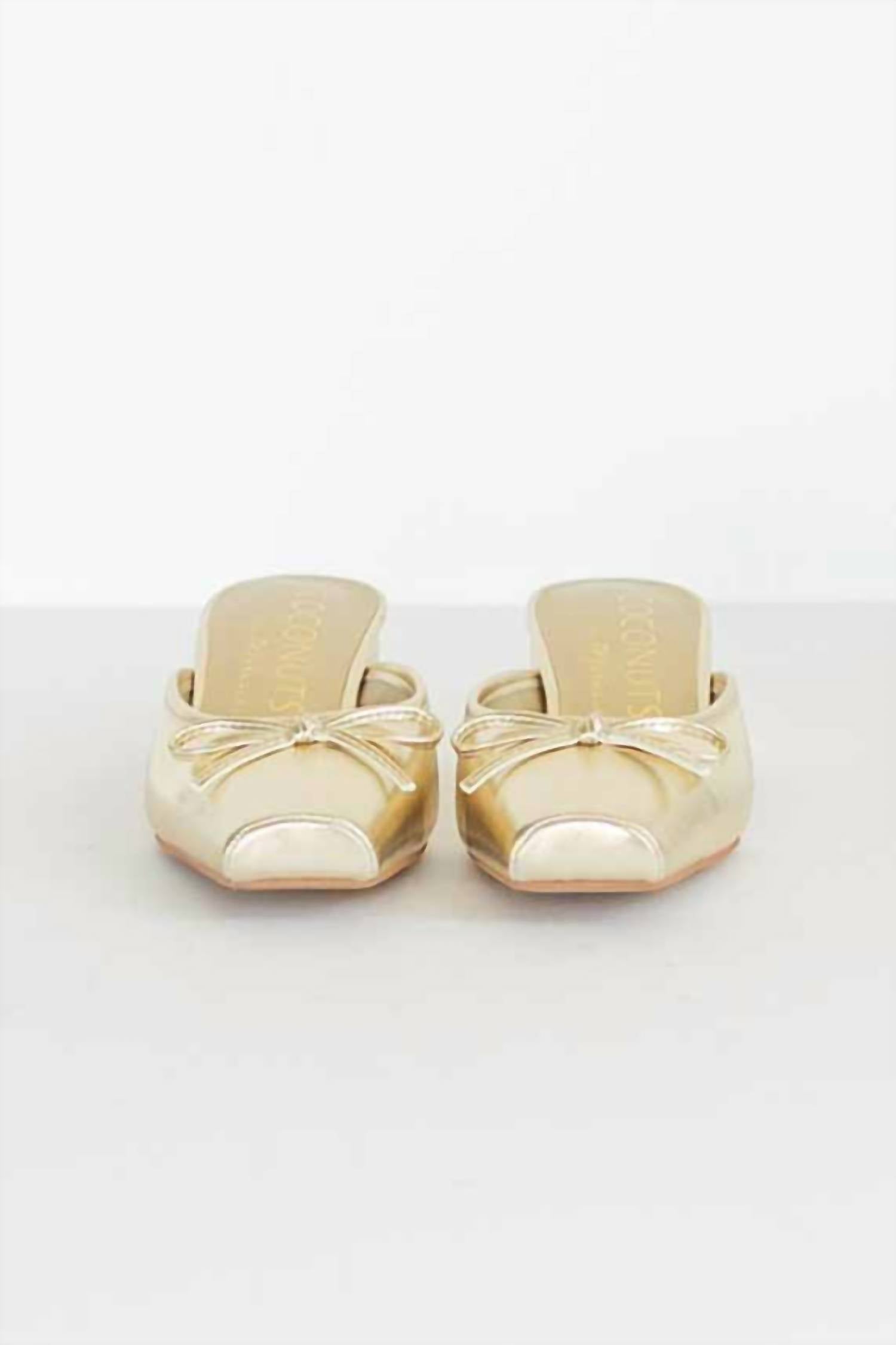 Coconuts By Matisse - Women's Geneva Metallic Bow Mules