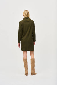 Joseph Ribkoff - Zipper Collar Cocoon Dress