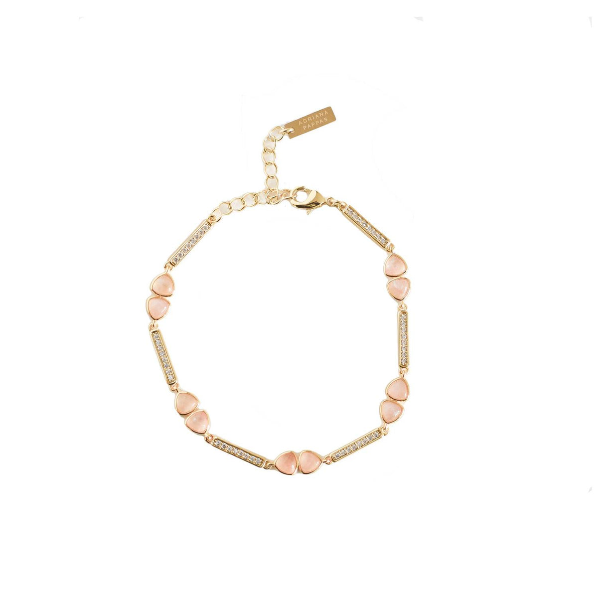 Adriana Pappas - Women's Gemstone Links Bracelet