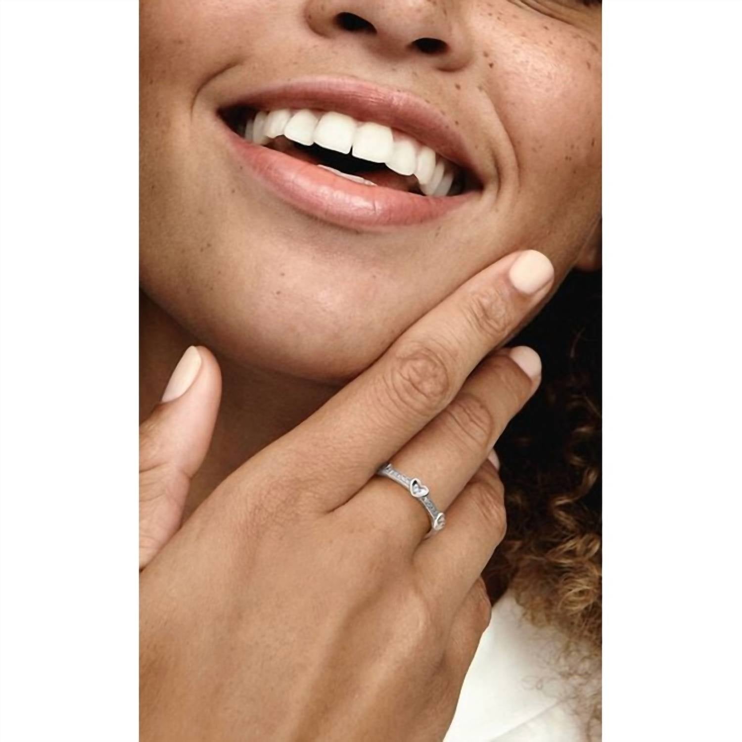 Pandora - Radiant Sparkling Heart Ring